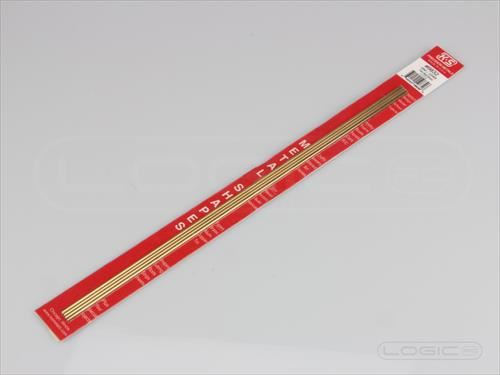KS 300mm Thin Wall Brass Tube 2mm OD (Pk4) .225mm Wall