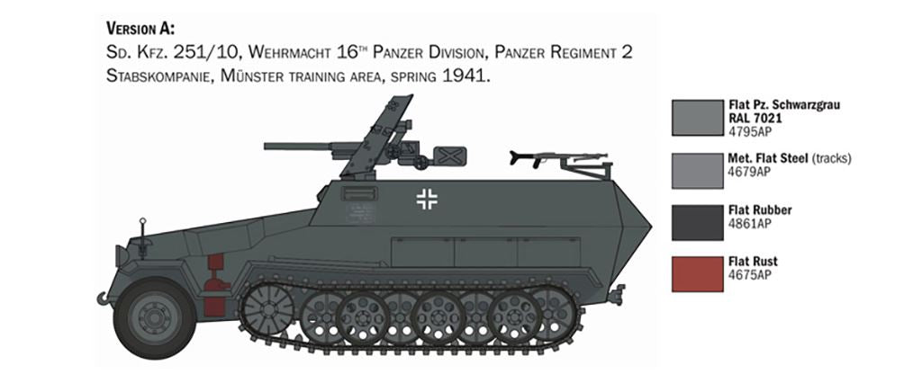 Italeri Sd.Kfz. 251 /10