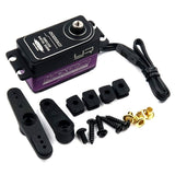 Yeah Racing Aluminum Case Low Profile Digital High Speed Coreless Servo For 1/10 RC Purple