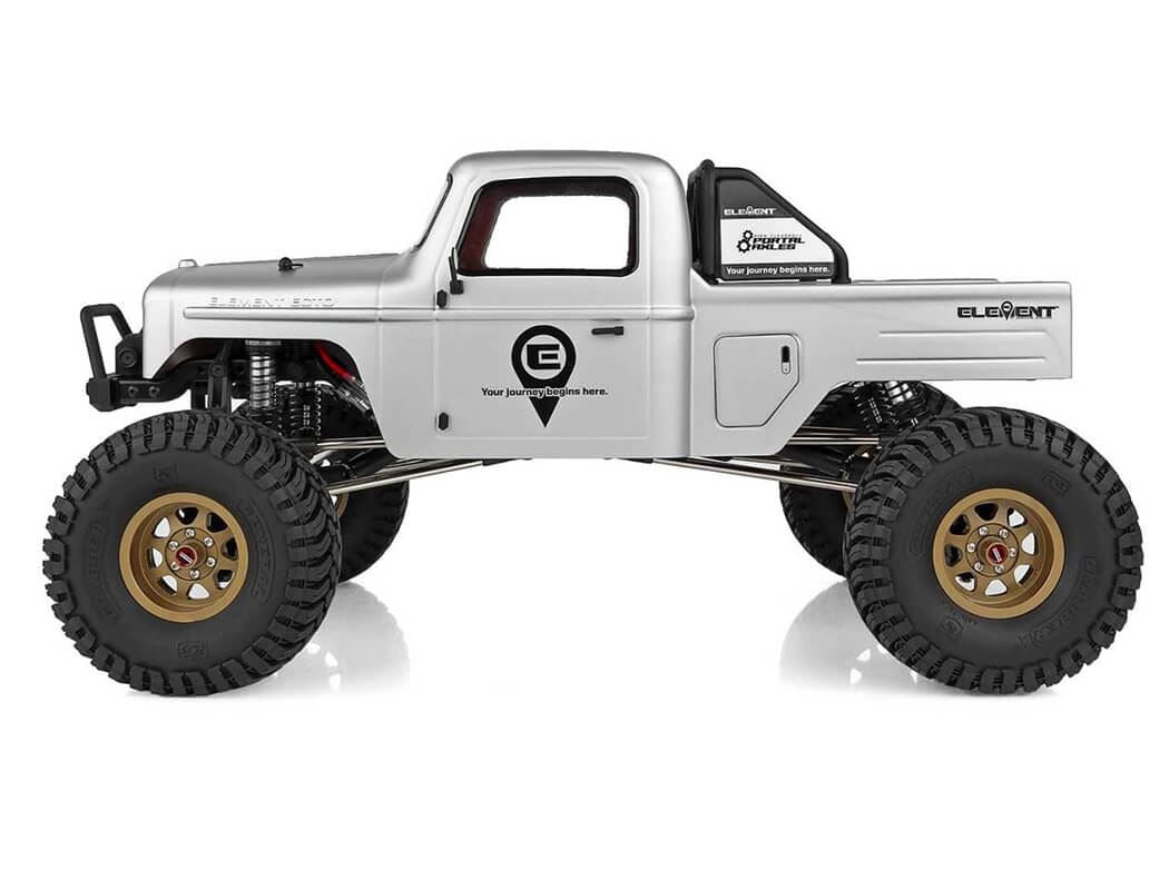 Element Rc Enduro Ecto Trail Truck Rtr Grey W/Portal Axles