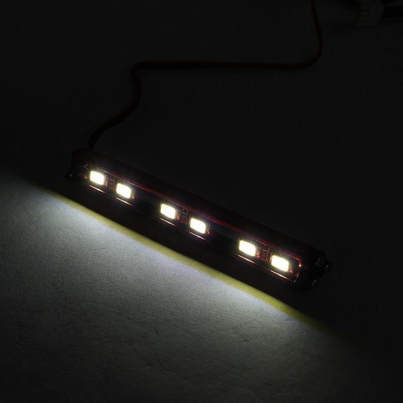 Yeah Racing 1/10 Aluminum White Super Bright LED Light Bar 85mm Red For RC Truck Crawler