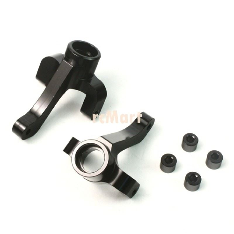 Yeah Racing Aluminum Rear Hub set with washers (BK) for Tamiya Avante 2011/Egress/VQS 2020