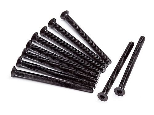 HPI Flat Head Screw M3X40mm (Hex Socket/10Pcs)