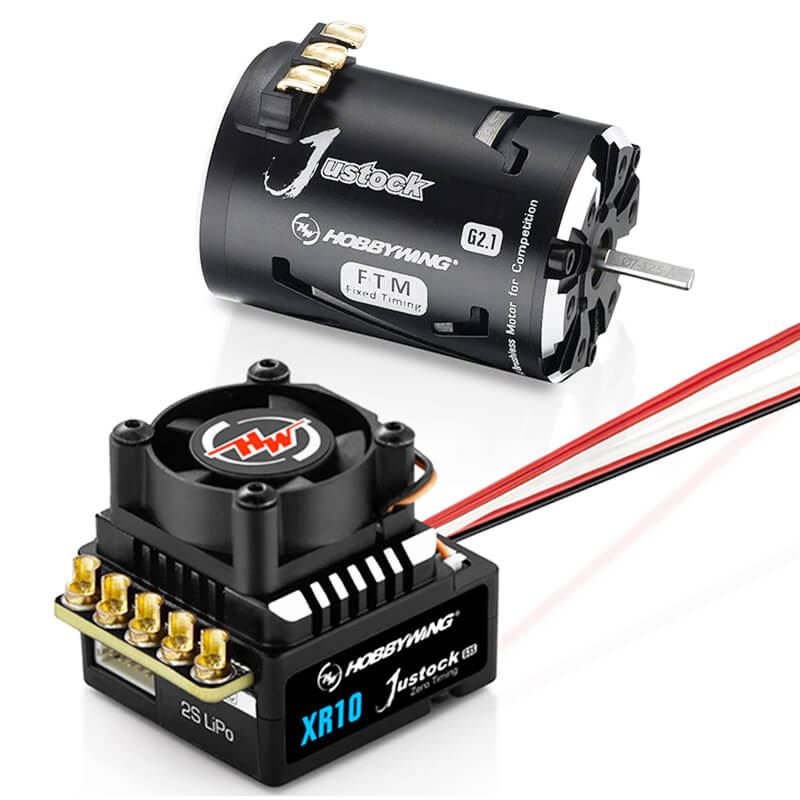 HOBBYWING COMBO XR10 JUSTOCK G3S ESC/JUSTOCK G2.1 13.5T (Fixed Timing)