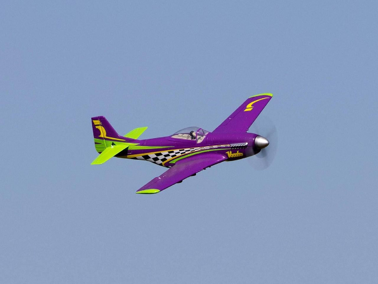 E Flite UMX P-51D Voodoo BNF Basic with AS3X and SAFE Select