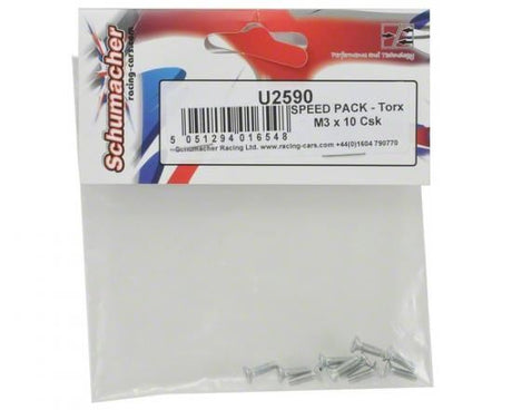 Schumacher Speed Pack - Torx M3 x 10 Csk