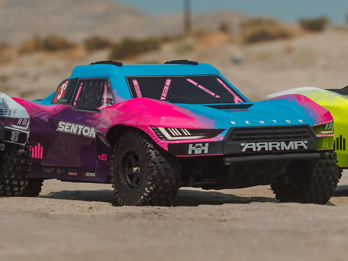 Arrma 1/10 Senton 223S Blx 4X4 Sct Rtr With Dsc Blue/Purple