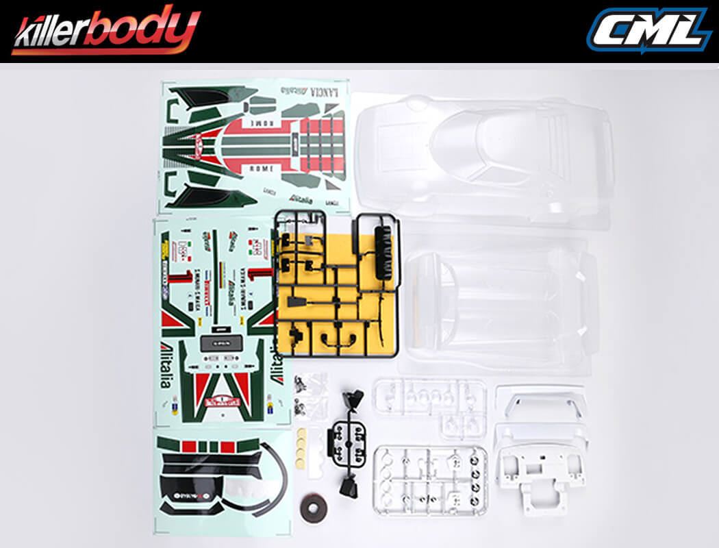 Killerbody Lancia Stratos Gr.4 1/10 Clear Body