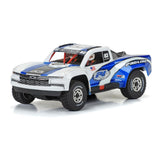 Pro 1/16 Pre-Cut 2019 Chevy Silverado Trophy Truck Clear Body: G