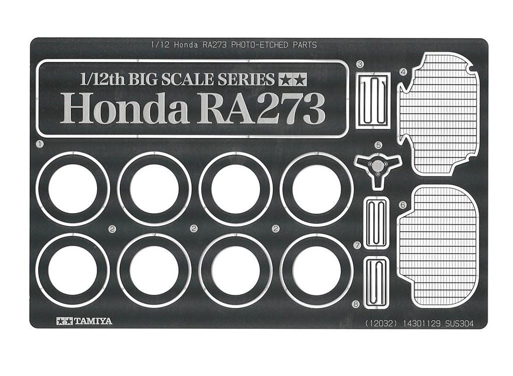 Tamiya Honda Ra273 F1 Car With Photo-Etched Parts