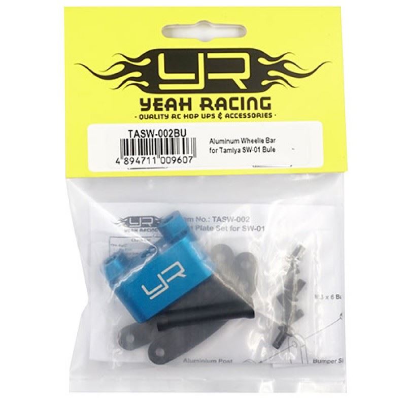 Yeah Racing Aluminum Front Bumper for Tamiya SW-01 Blue