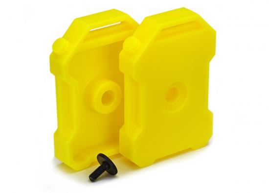 TRAXXAS Fuel canisters (yellow) (2)