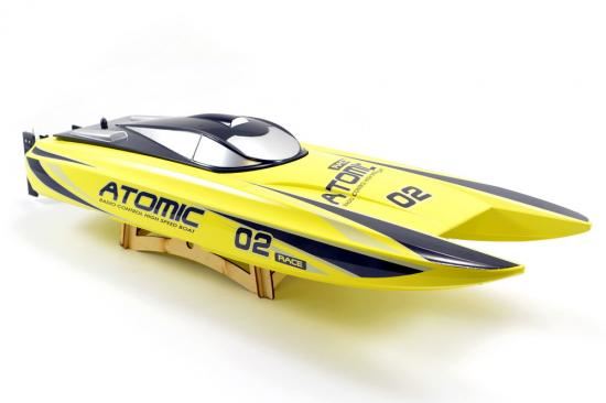 Volantex Racent Atomic 70CM Brushless Racing Boat ARTR (Yellow) - V792-4Y