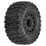 Pro 1/10 Aztek M2 F/R 2.2In/3.0In Sc Mtd 12Mm & 14Mm Black Raid Wh