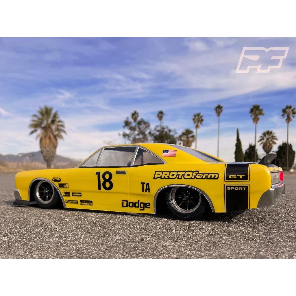 PRM 1/10 1967 Dodge Dart Clear Body: Vintage Trans-Am