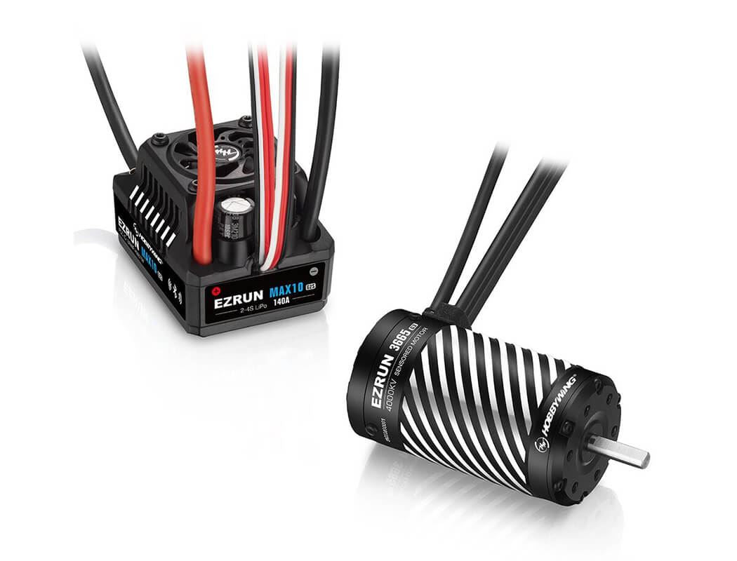 Hobbywing Combo Max10 G2S 140A Esc 3665Sd 4000Kv Blk G3 Motor