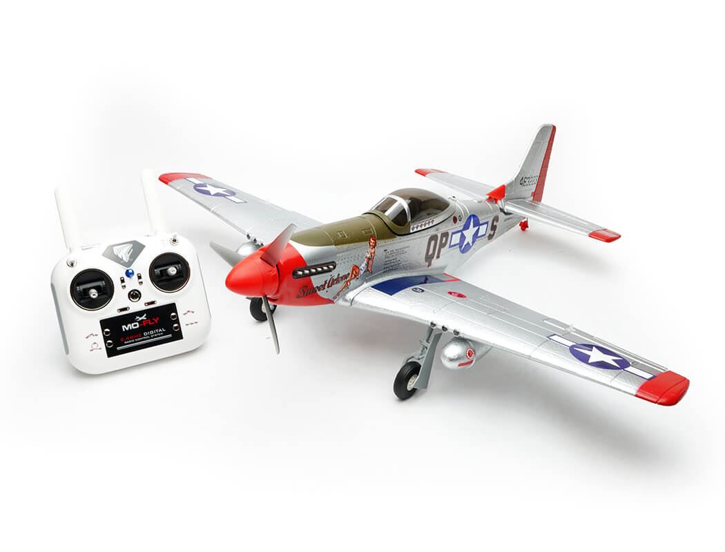 Mo-Fly P-51D Mustang 685Mm 6Ch 3D/6G With 6-Axis Gyro Rtf