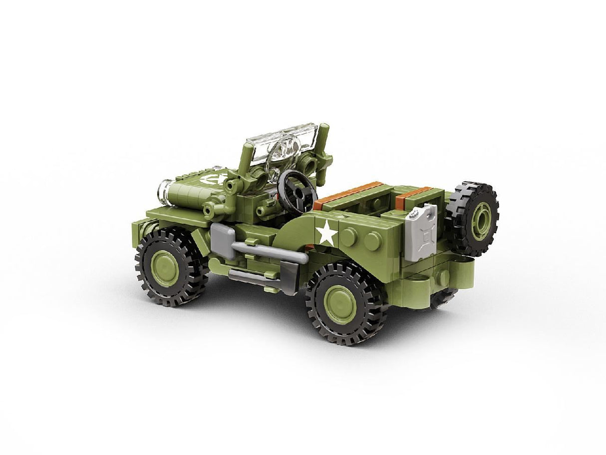 Build Army Willys Mb Jeep Utility Vehicle