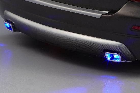 KILLERBODY CHROME TYPE B SQUARE EXHAUST PIPE W/O LED