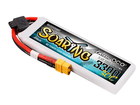 Gens Ace Li-Po G-Tech 2S 7.4V 3300Mah 30C Soaring With Xt60