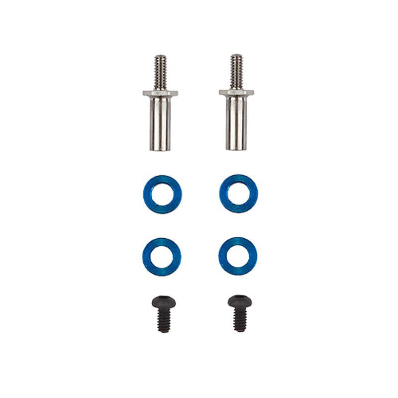 Team Associated Rc28R Ft Adj. Front Axles, Titanium