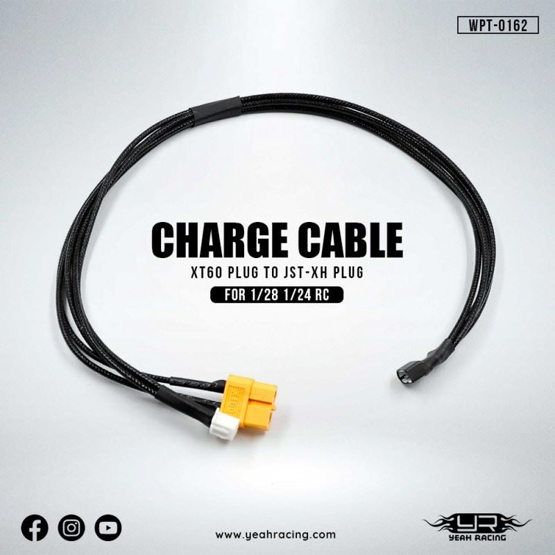 Yeah Racing Xt60 Plug To Jst-Xh Plug Charge Cable W/ Balance Plug For 1/28 1/24