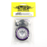 Yeah Racing Aluminum Transmitter Steering Wheel Set Purple Type B, Fits Futaba Ko Sanwa Flysky Traxxas
