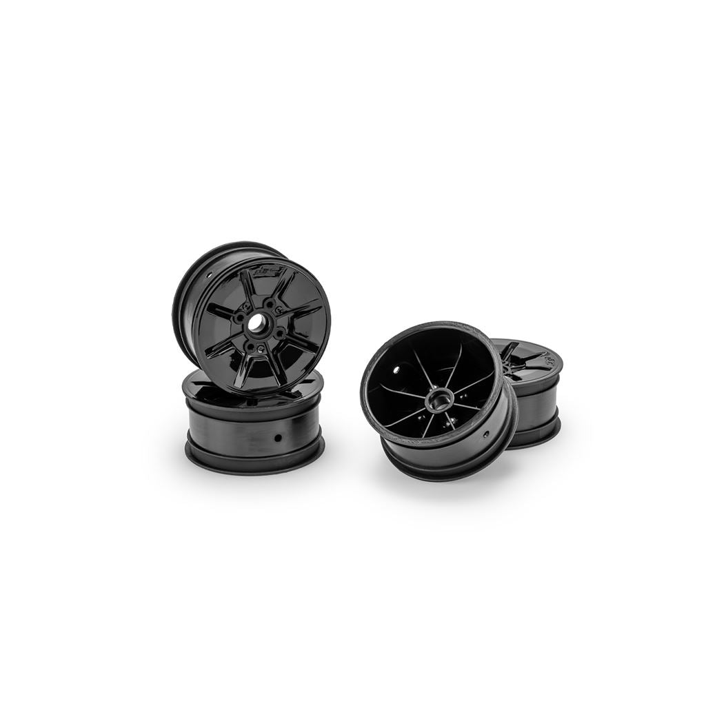 Pioneer - Rc10T 2.2 Narrow Front Wheel Black 4Pc