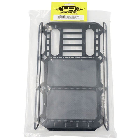 Yeah Racing Metal & Carbon Roof Rack w/Light White Leds For Traxxas TRX-4 Mercedes Benz