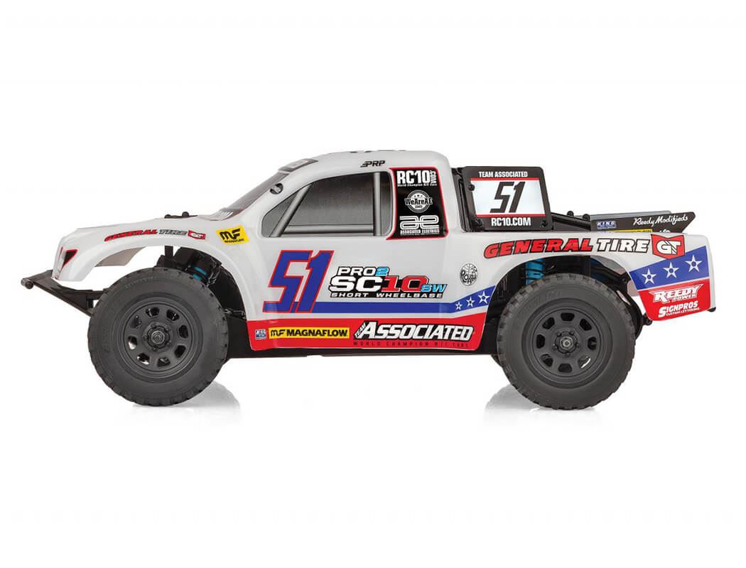 Team Associated Pro2 Sc10Sw Short Course Truck Rtr - White