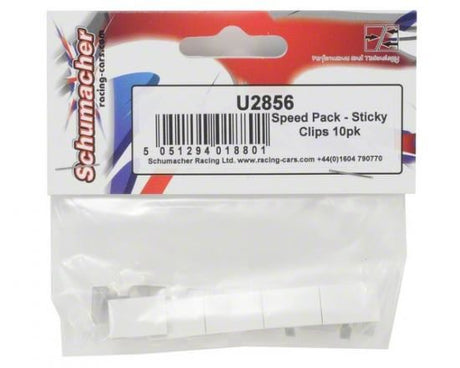 Schumacher Speed Pack - Sticky Cable Clips (pk10)