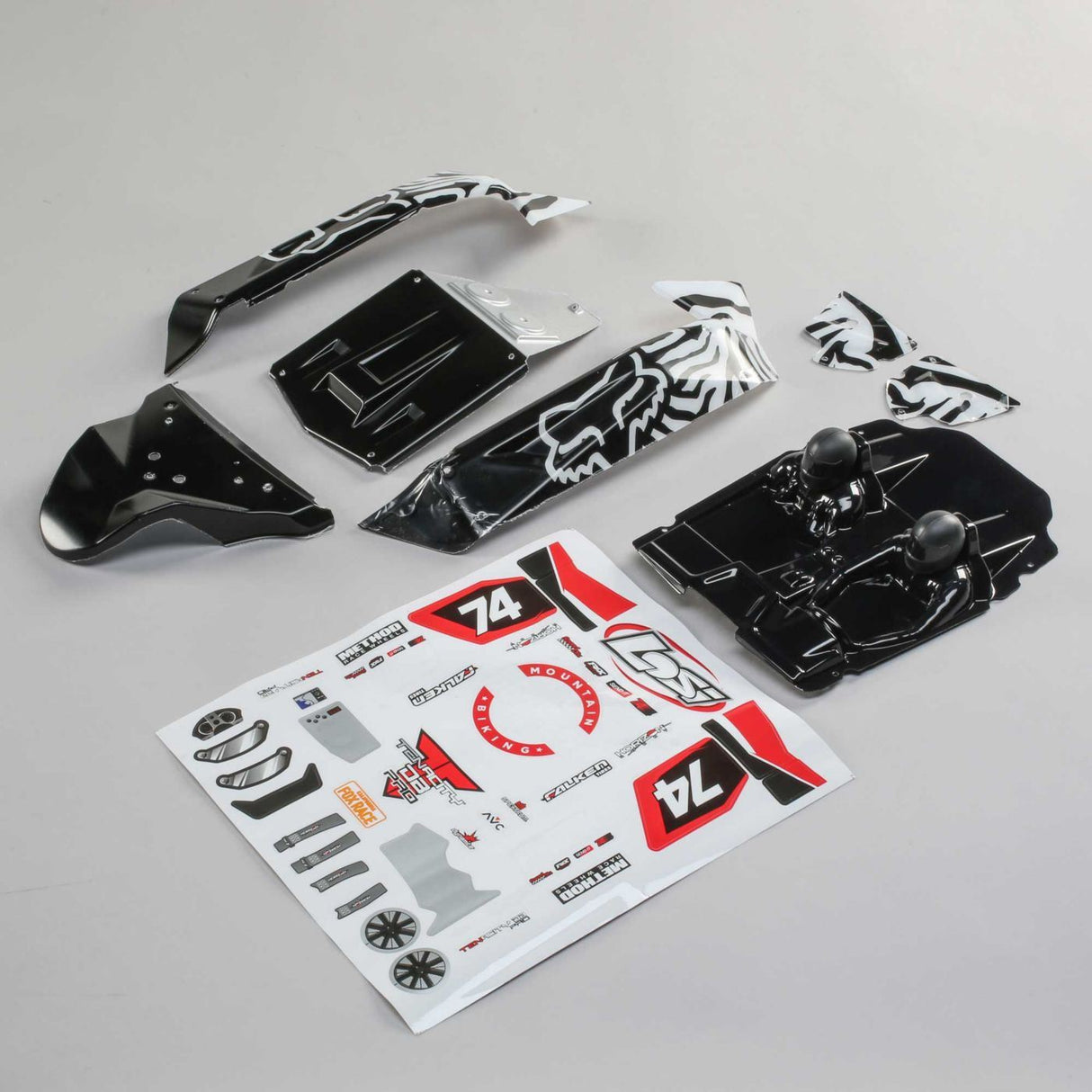 Losi Body Set, FOX Racing: Tenacity DB Pro