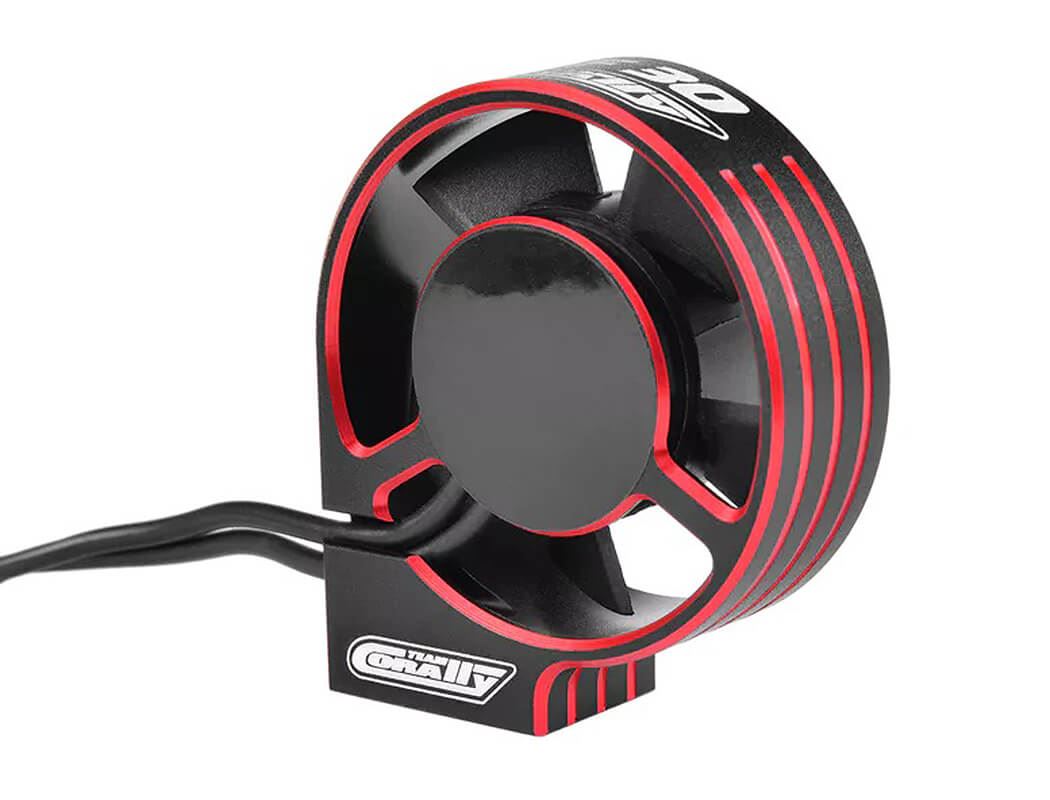 CORALLY ESC ULTRA HIGH SPEED FAN XF-30 BEC CONN. 30MM BK/RE