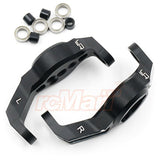 Yeah Racing Aluminum Bearing Supported C Hubs 2 pcs For Traxxas TRX-4 TRX-6 Black