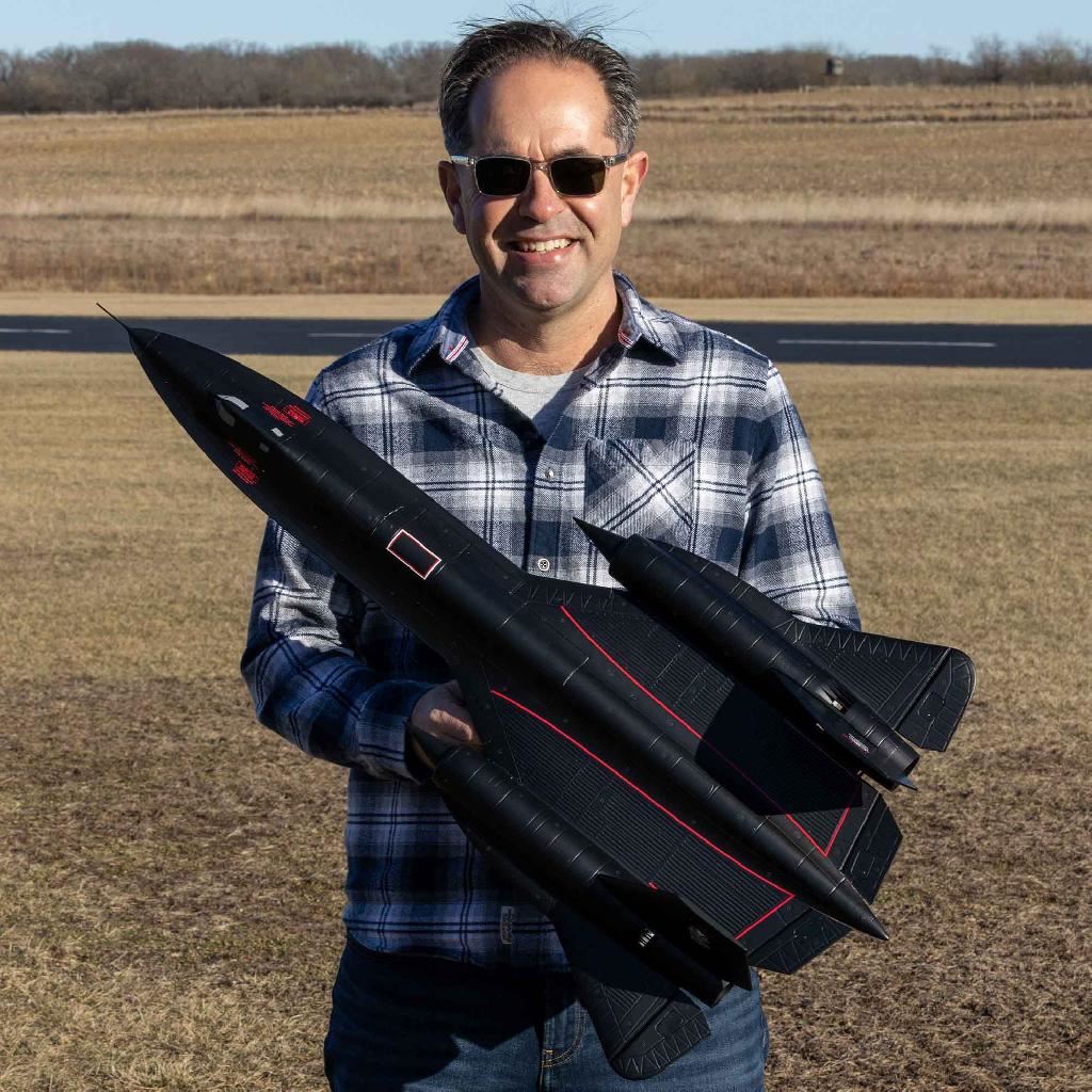 E Flite SR-71 Blackbird Twin 40mm EDF BNF Basic with SAFE Select