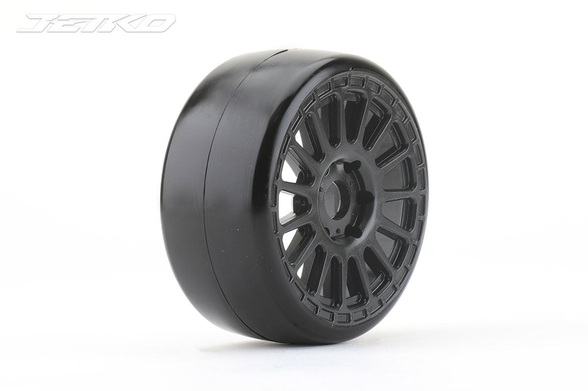 Jetko Buster Soft Belted 1:8 Gt Pre-Glued Black Claw Rims (2)