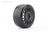 Jetko Buster Soft Belted 1:8 Gt Pre-Glued Black Claw Rims (2)