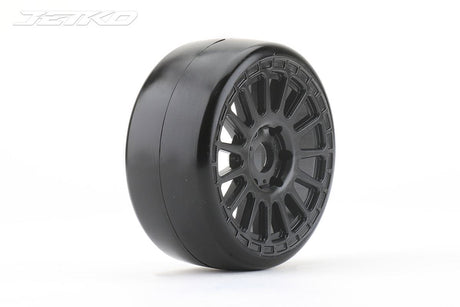 Jetko Buster Soft Belted 1:8 Gt Pre-Glued Black Claw Rims (2)