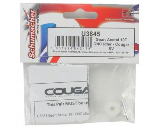 Schumacher Gear; Acetal 19T CNC Idler - Cougar SV