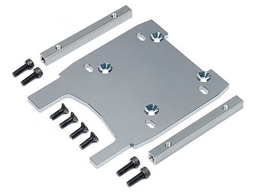 HPI Engine Plate (Gray/4mm)