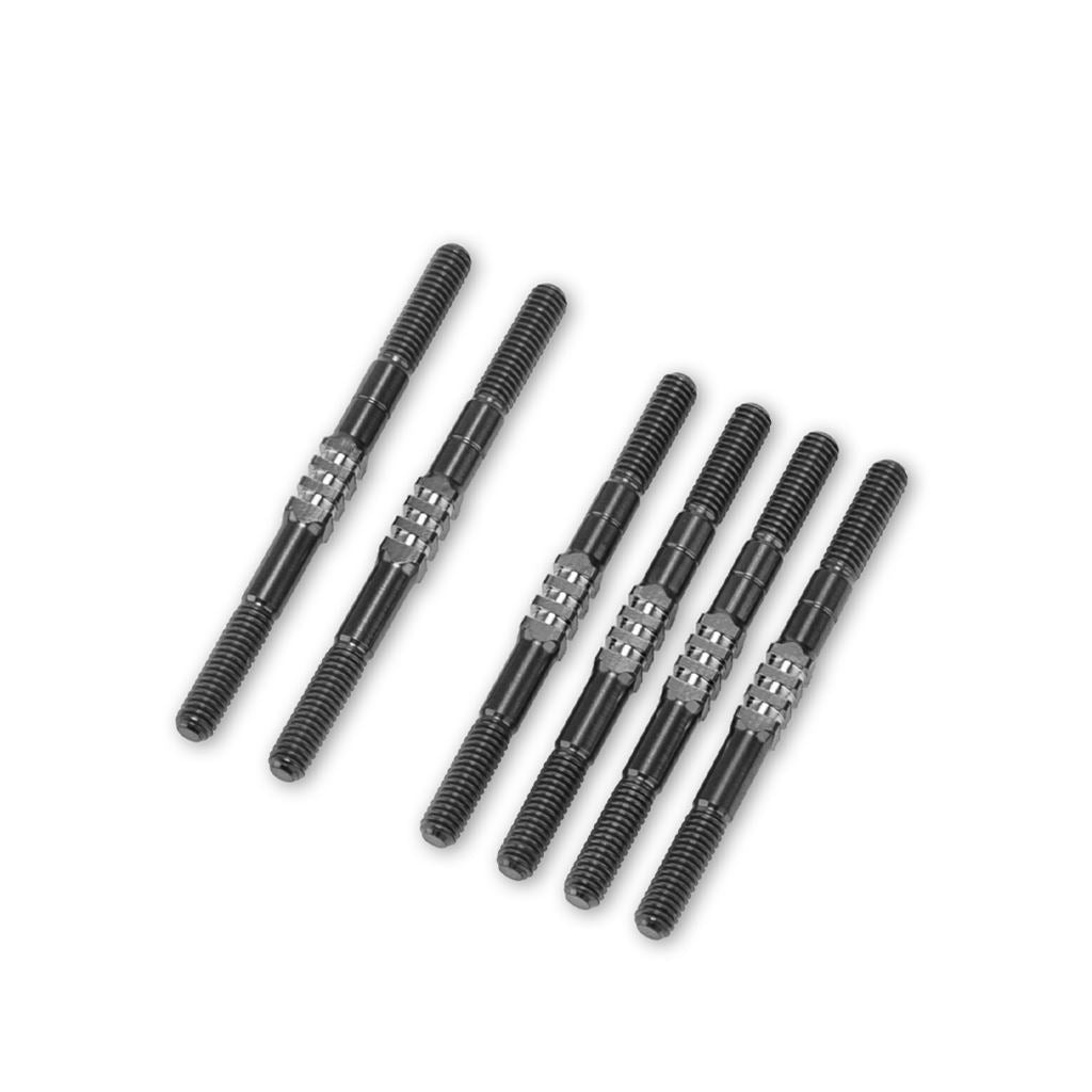 B84 Fin Titanium Turnbuckle Set 6Pc - Black