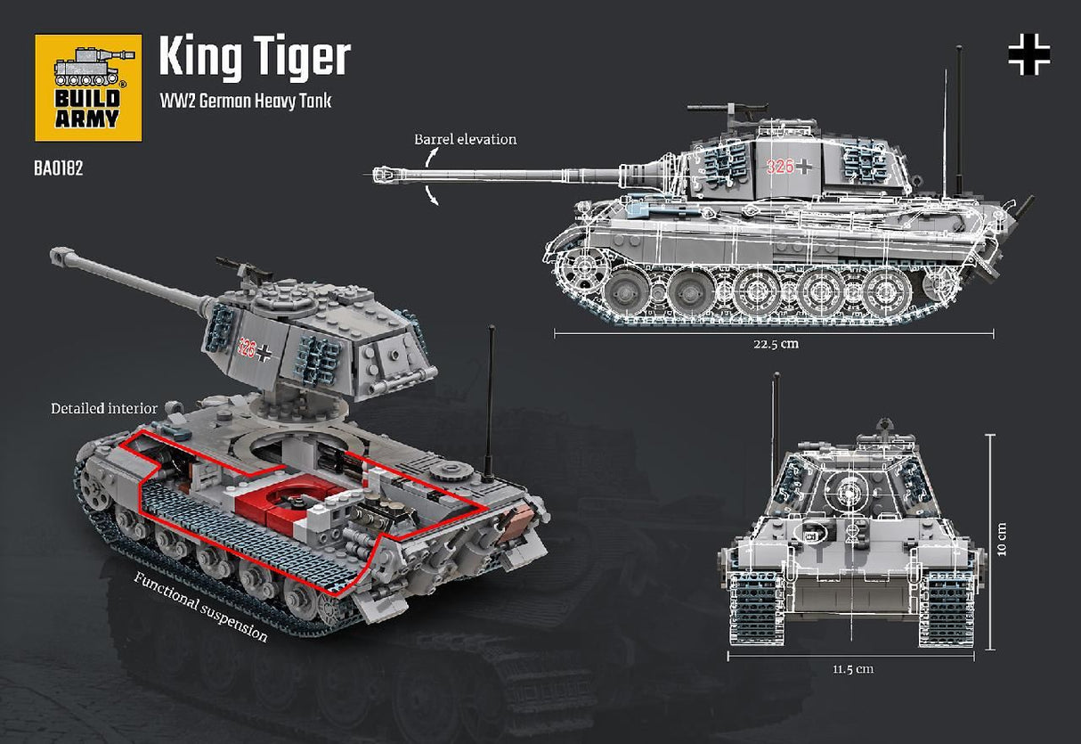 Build Army King Tiger (Tiger Ll) Grey