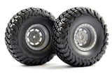 FASTRAX 1:10 CRAWLER GRANITE 2.2 SCALE WHEEL &#248;140MM TYRE (GREY)
