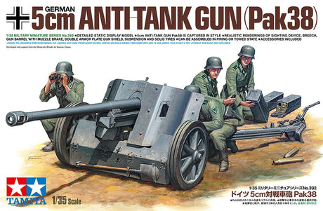 Tamiya 1/35 German 5Cm A.T. Gun Pak38