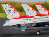 E Flite F-16 Thunderbirds 70mm EDF Jet BNF Basic with AS3X and SAFE