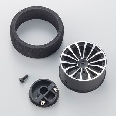 KO Propo Aluminium Steering Wheel 2 - Black