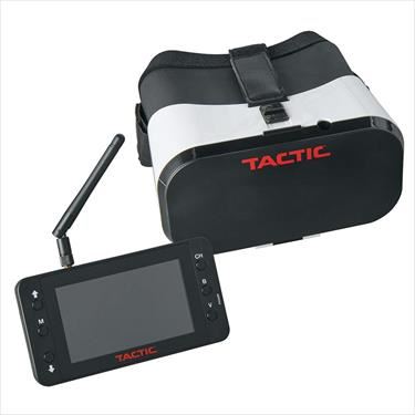 TACTIC FPV-G1 Goggles with 4.3" Monitor 5.8GHz 40Ch/Rce