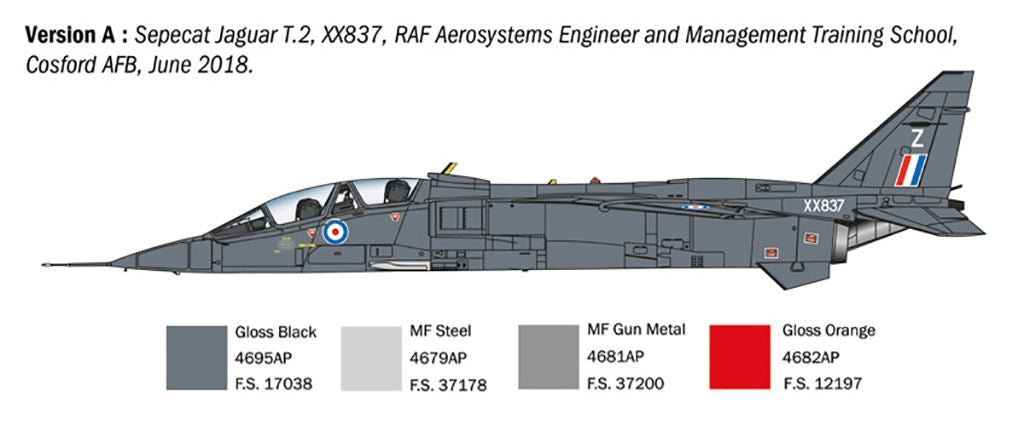 Italeri RAF Jaguar T.2 Trainer