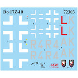 Icm Set Of 3 Luftwaffe Night Fighters (Bf 109E-4, Do 172-10 Kauz Ii, Fw 189A-1)