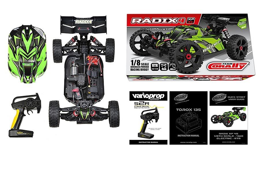 Corally Radix XP 4S Buggy 1/8 SWB Brushless RTR - C-00186
